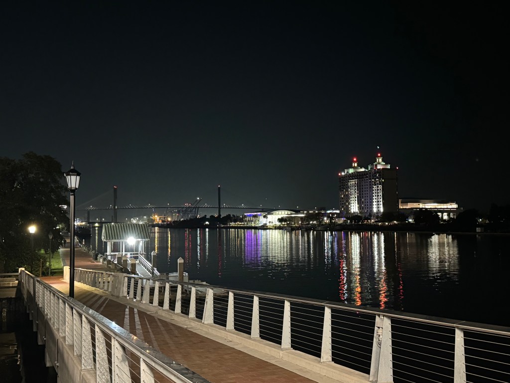 Adventure #2: Savannah riverfront at 2&nbsp;am
